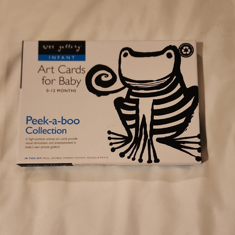 Wee Gallery Infant Art Cards for Baby 0-12 Months